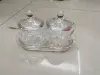 Transparent seasoning jars without spoons, household export factory direct sales Item Picture